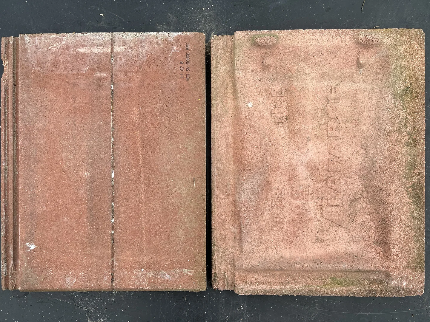 Lafarge prestige orange effet double Tuiles d'occasion