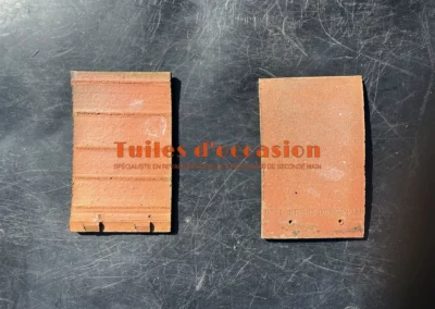 tuile plate DOYET orange 27×17